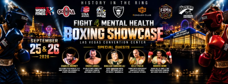 Fight 4 Mental Health Announces Star-Studded Special Guest Lineup for Historic Boxing Showcase at Mr. Olympia Weekend in Las Vegas
