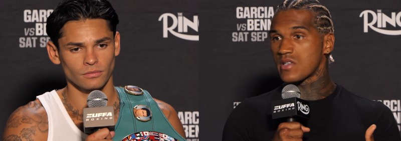 Garcia Skips Opening Face-Off, Sparks Weight Cut Rumors Ahead of Conor Benn Title Clash