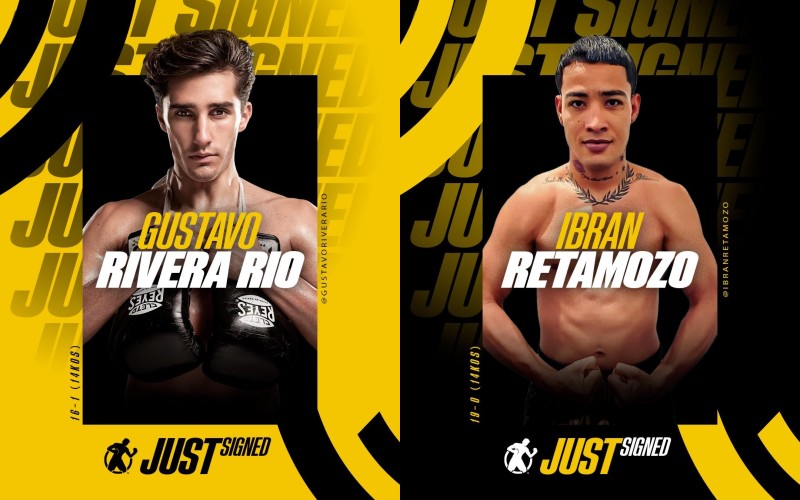 Mexico's Gustavo “Dorado” Rivera Rio and Colombia’s Undefeated Ibran “El Asesino” Retamozo Join Golden Boy's Stacked Roster