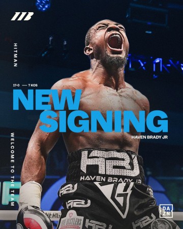 Haven Brady Jr Pens Promotional Deal with Matchroom