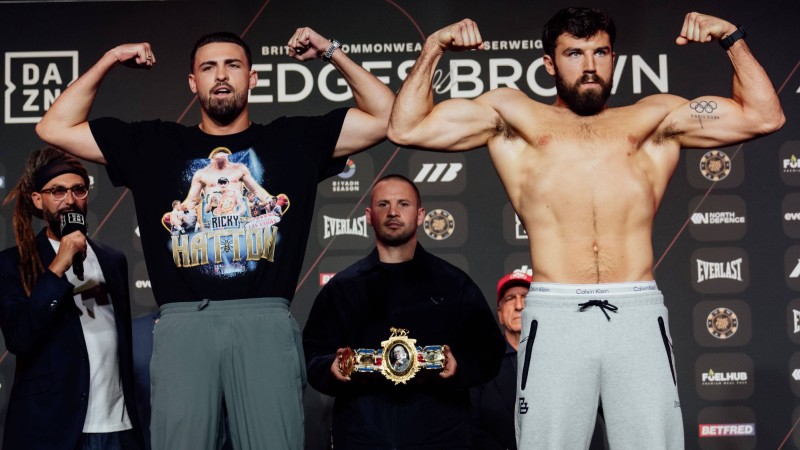 Manchester Fight Night: Official Weigh-In Results and Co-Op Live Running Order Confirmed for Hedges vs Brown – Live on DAZN