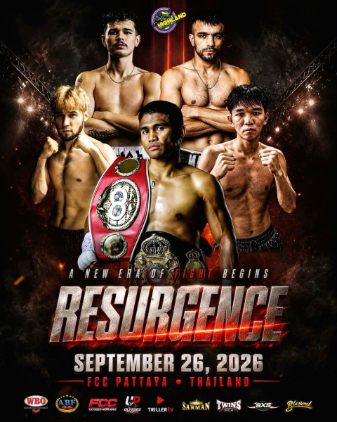 RESURGENCE: Former King Marlon Tapales, Pakistani Star Wazeer Headline Brico Santig's Card in Pattaya Beach, Thailand, Live on TrillerTV