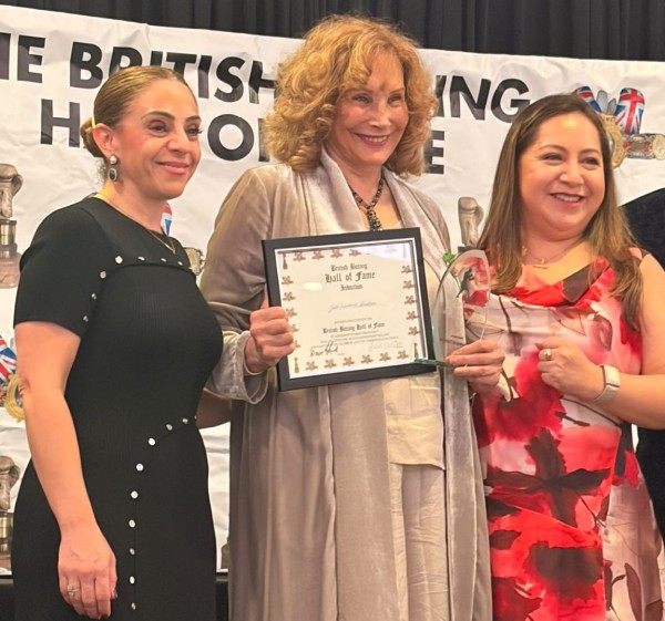 Jill Diamond inducted into the British Boxing Hall of Fame