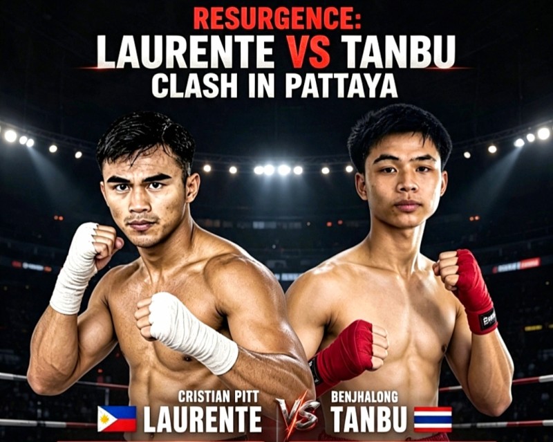 World-Ranked Criztian Pitt Laurente in Action on Brico Santig's Sept. 26 "Resurgence" Show in Pattaya Beach, Thailand