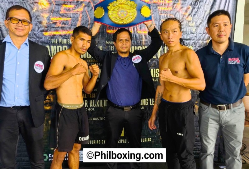 WBF Title at Stake: Ming Hung Lee vs Carlo Demecillo Clash in Beautiful Asturias, Cebu!