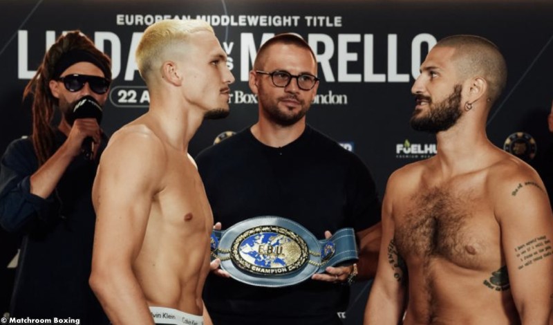 LIDDARD-MORELLO OFFICIAL WEIGH-IN RESULTS