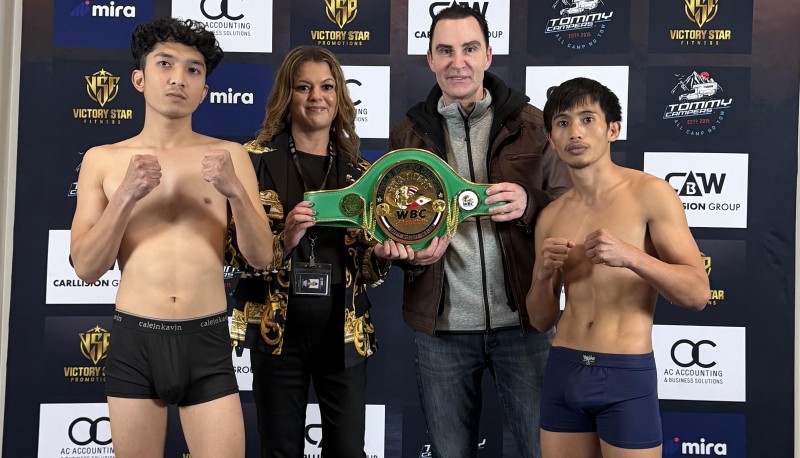 Oppas and Jarurattanachai Hit the Scales Ahead of WBC Australasia Gold Title Clash