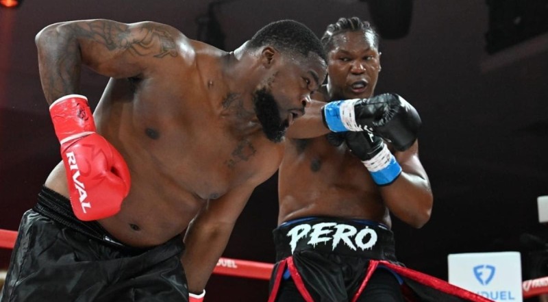 Undefeated Heavyweight Dainier Pero Moves One Step Closer to World Title Shot with Dominant Third-Round Stoppage of Aleem Whitfield