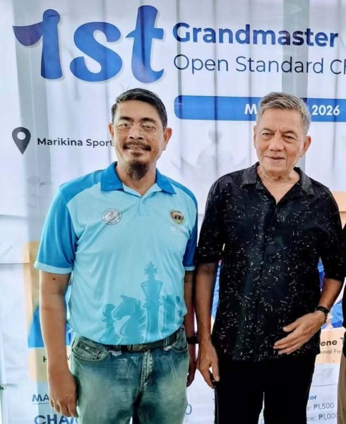 2nd Dr. GM Eugene Torre FIDE Standard Open Chess Tournament goes to Sports Hub, Antipolo City