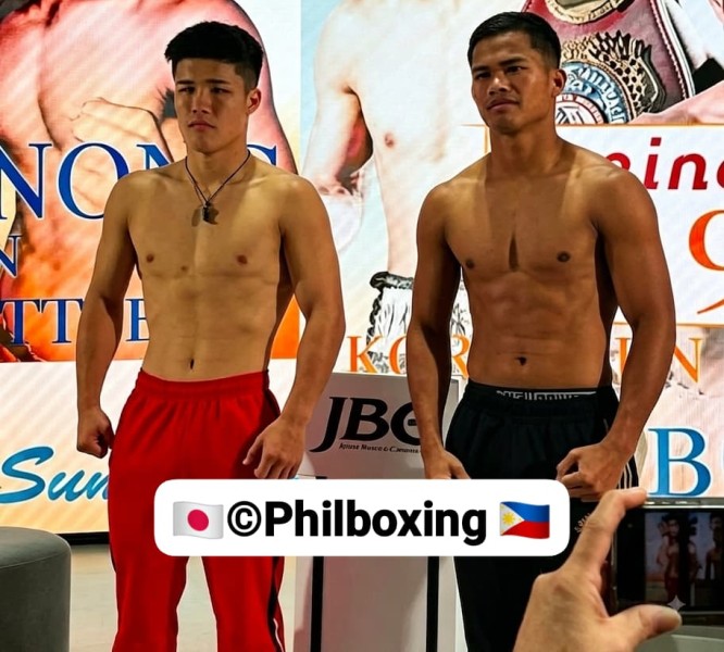 REYMOND "ROBOCOP" YANONG, SORA TANAKA TIMBANG NA! TOKYO WARRIORS READY FOR AUG. 19 CLASH