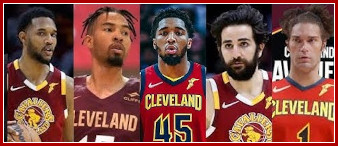 CLEVELAND CAVALIERS OFFICIAL LINEUP 2022-2023