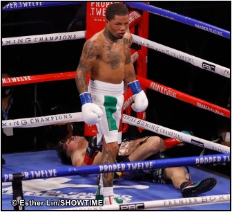 GERVONTA DAVIS SCORES KNOCKOUT OF THE YEAR CANDIDATE OVER LEO