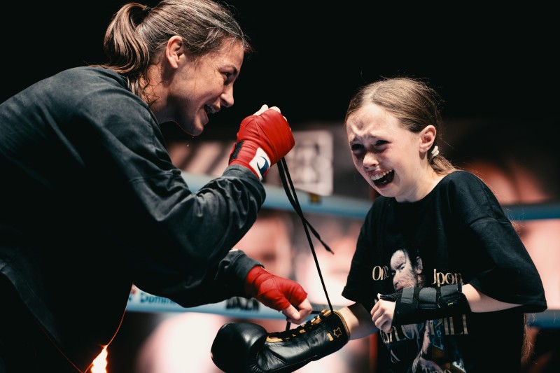 Katie Taylor Makes Young Fan's Dream Come True Ahead of Her Own Fairytale in Dublin