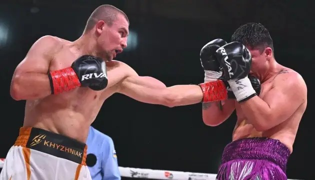 Ukrainian Olympic champion Oleksandr Khyzhniak wins WBA Gold light heavyweight title