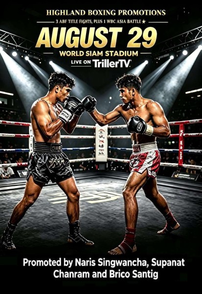 Brico Santig's Highland Boxing Set to Stage Another Thrilling Show August 29 in Bangkok, Thailand