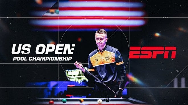 US Open Pool Final Live on Espn2 as Espn+ Showcases Full 2026 Tournament, 25–30 August
